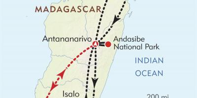 אנטננריבו, מדגסקר מפה